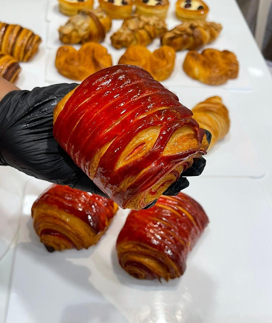 Pain Au Chocolat breads