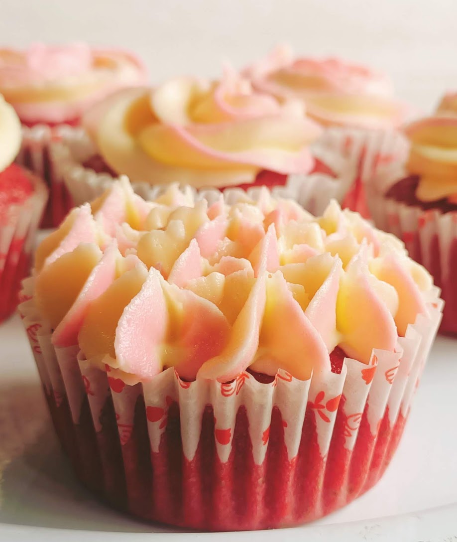 Cupcake and frosting